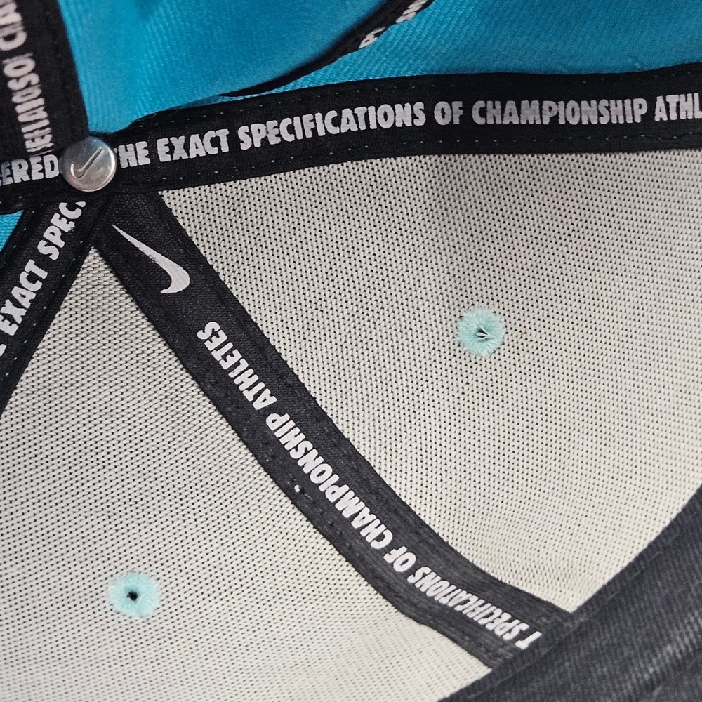 Nike Kevin Durant KD Snapback Hat Blue Gold‎ Logo Flat Bill Streetwear Cap Hype - Picture 5 of 9
